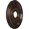 Ekena Millwork Cole PVC Medallion (Canopies up to 4 1/2"), 16"OD x 3 1/2"ID x 1"P, Textured Metallic Mystic Brown CMP16COAMB - alternate 2